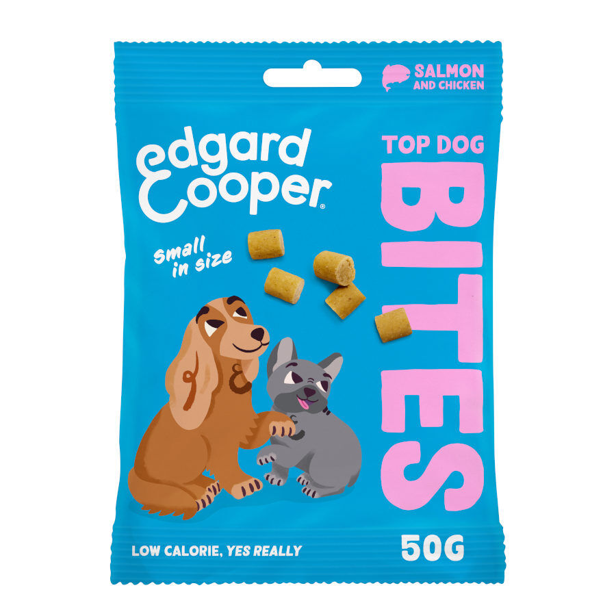 Edgard & Cooper Bocaditos Mini de Salmón y Pollo para perros